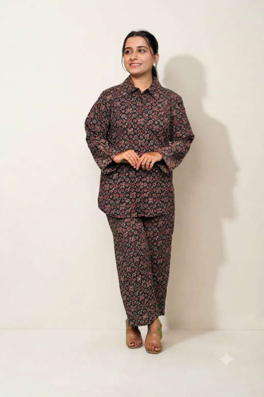 pure cotton co-ord set